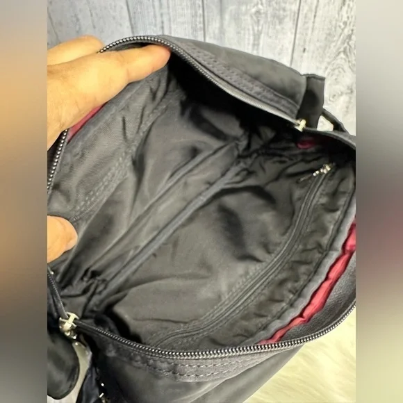 BURBERRY classic plaid belt bag / body bag in black - Picture 9 of 16